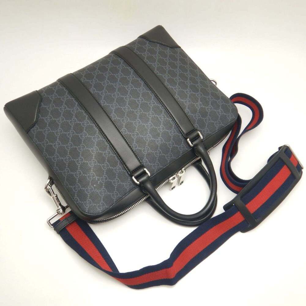 GUCCI Authentic Black Canvas Bag - Picture 3 of 10